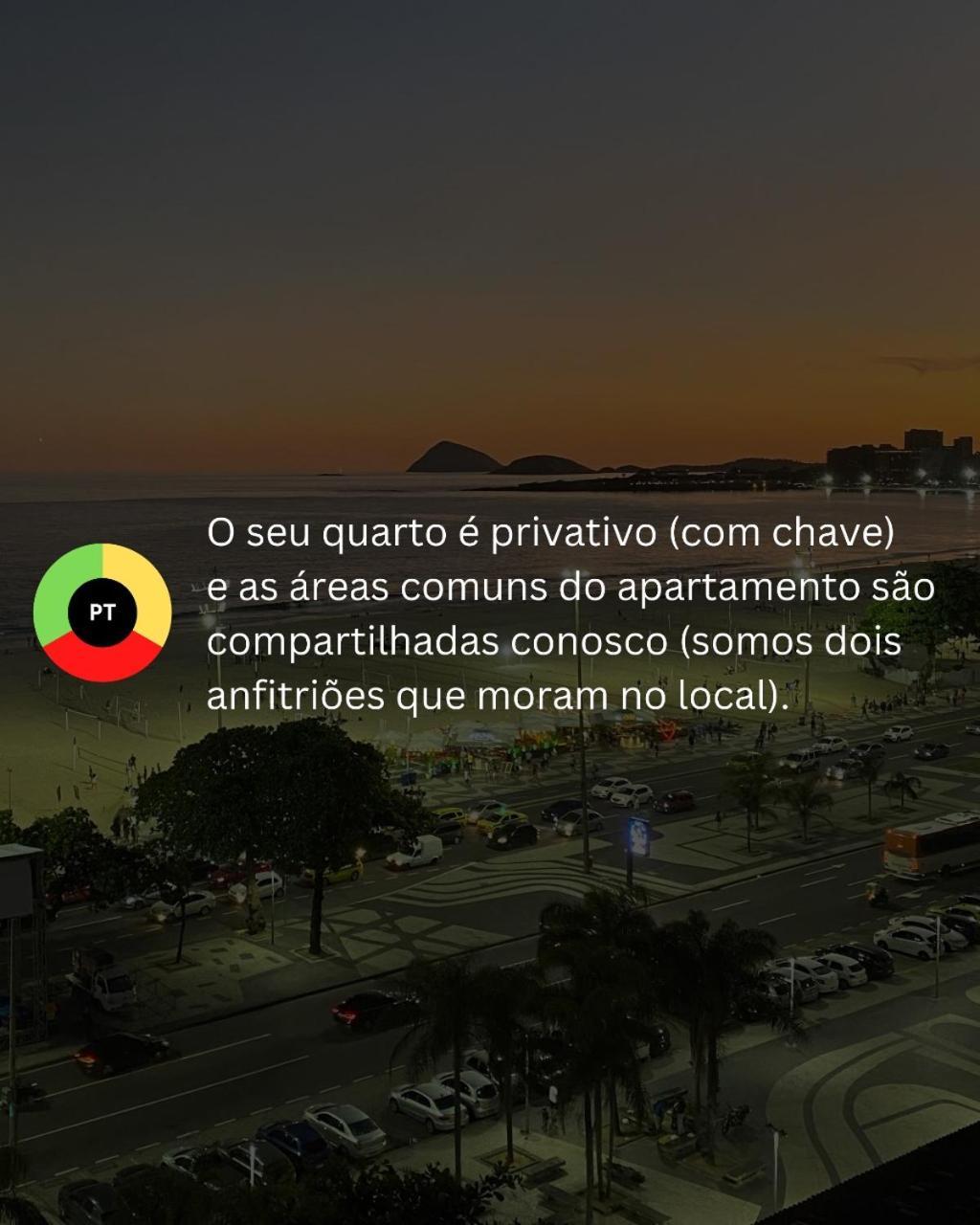 Hospedagem domiciliar Vista De Copacabana! Casal Privativo Em Compartilhado